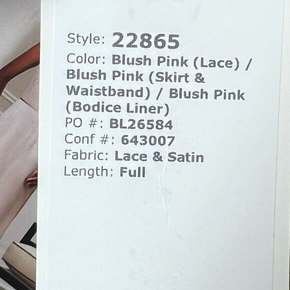 NWT Christina Wu Celebrations Formal Lace and Satin Maxi dress Sz 8 - Picture 9 of 10